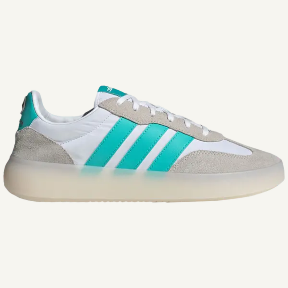 Adidas Men's White/Mint Rush Barreda Decode Sneakers, JR1062 (No Box)