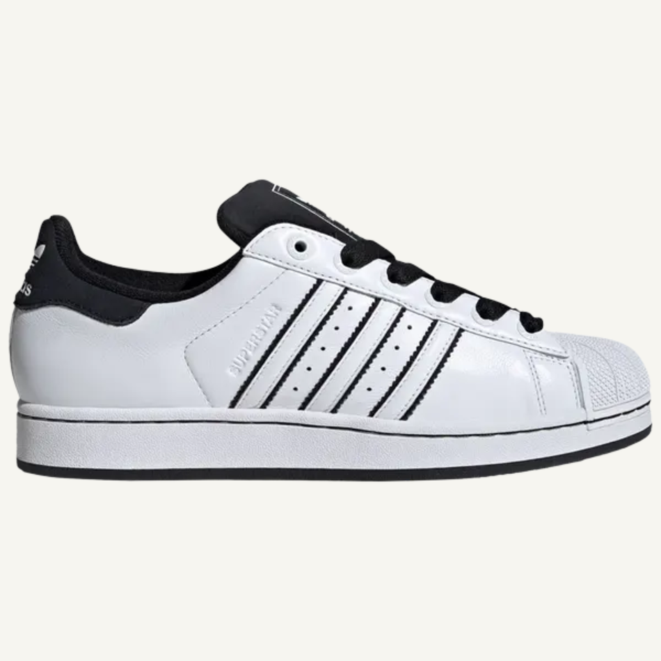 Adidas Originals Men's White/Black Superstar 2 Sneakers, JH5469 (No Box)