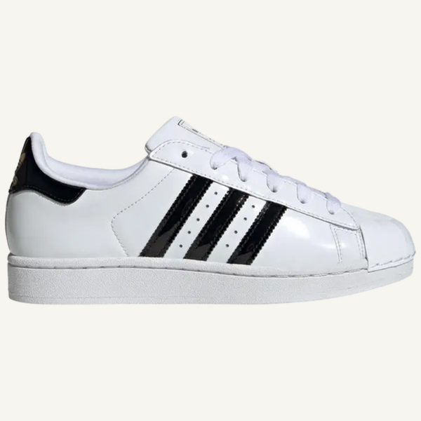 Adidas Women's White/Black Superstar II Sneakers, JS4010