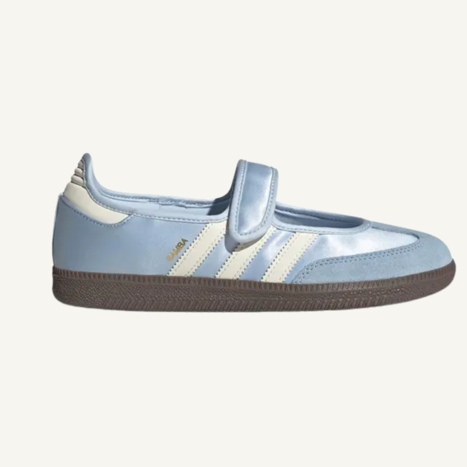 Adidas Originals Women's Blue/Cream Samba Jane Sneakers, IH9206