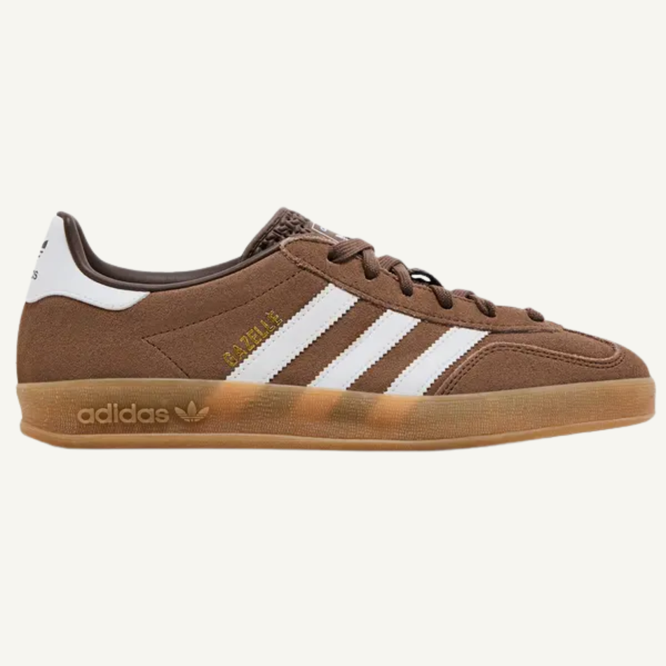 Adidas Originals Men's Brown Gazelle Indoor Sneakers, JQ0175 (No Box)