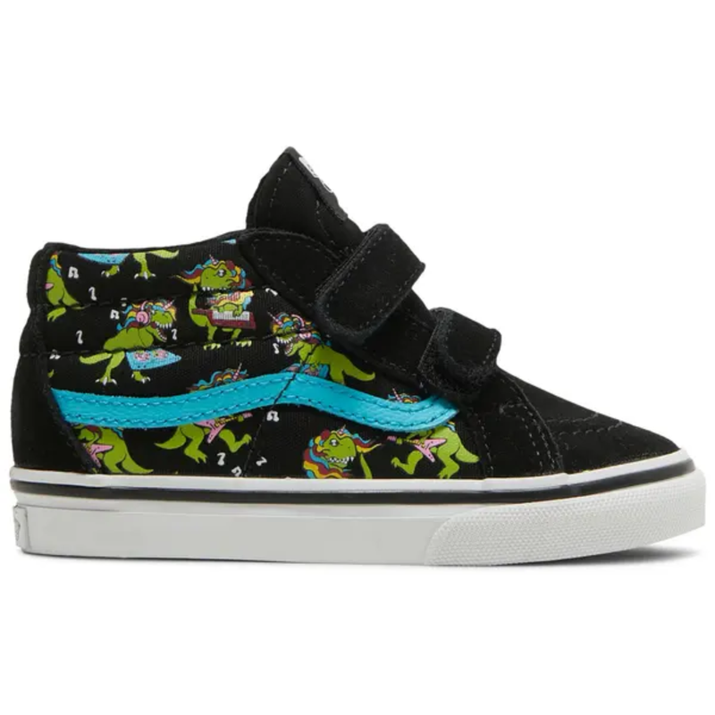 Vans Sk8-Mid Reissue V 'Glow Uni Rex' para niños pequeños, VN0A5DXD53A