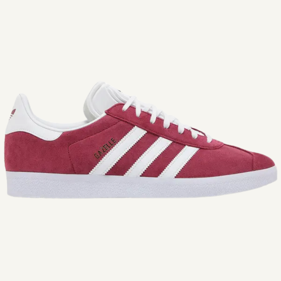 Adidas Originals Burgundy Gazelle Sneakers, B41645