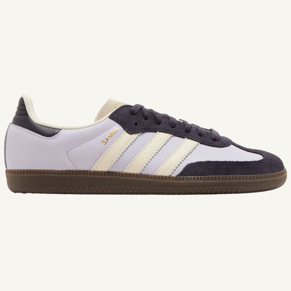 Adidas Originals Women's Purple/Cream Samba OG Sneakers, JI4209 (No Box)