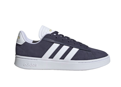 Adidas Men's Grand Court Sneakers, Shadow Navy / Cloud White / Gold Metallic, IE1453