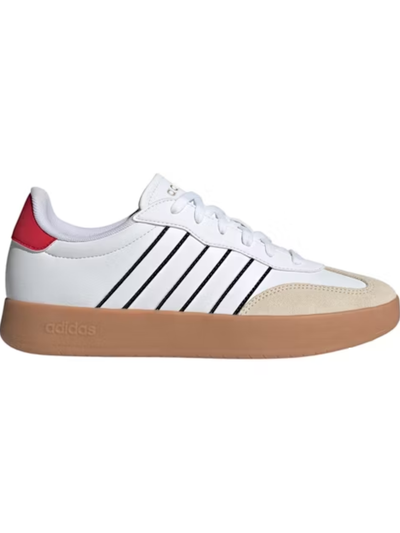 Adidas Men's Barreda Sneakers, Cloud White / Cloud White / Pure Ruby, JH7106