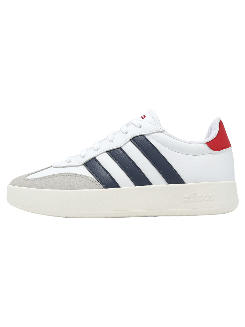 Zapatillas Adidas Barreda para hombre en blanco/azul marino/rojo, IH1228