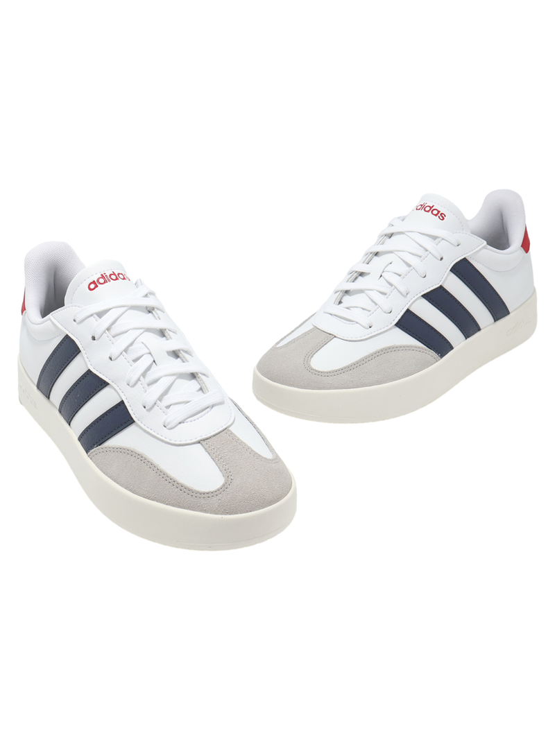 Zapatillas Adidas Barreda para hombre en blanco/azul marino/rojo, IH1228