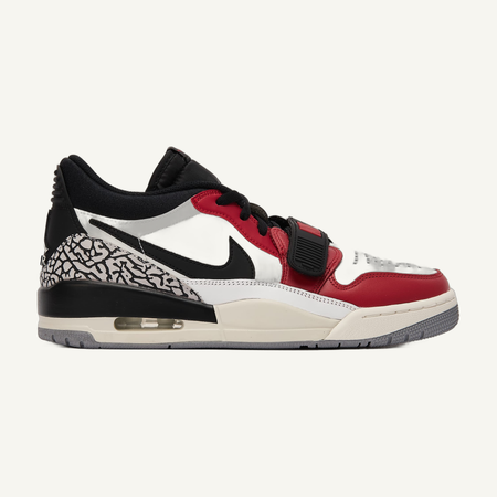 Jordan Men's Summit White/Varsity Red Air Jordan Legacy 312 Low Sneakers, CD7069 106