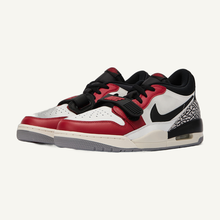Jordan Men's Summit White/Varsity Red Air Jordan Legacy 312 Low Sneakers, CD7069 106