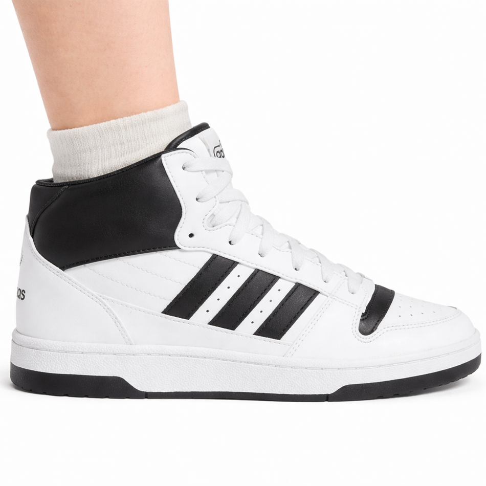 Adidas Women's White Break Start Mid Sneakers, IH7880