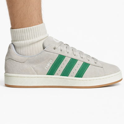 Zapatillas Adidas Originals Campus 2000s para hombre, gris/verde, JI3167