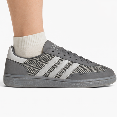Adidas Men's Grey Handball Spezial Harris Tweed Shoes, KJ1247