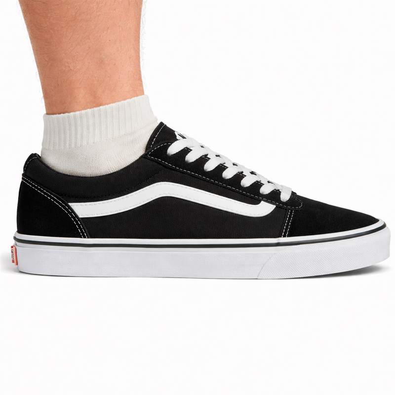 Vans Men's Black Ward Sneakers, VN0A36EMC4R