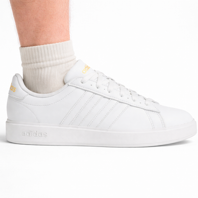 Adidas Women's White Grand Court 2.0 Sneakers, GW9213