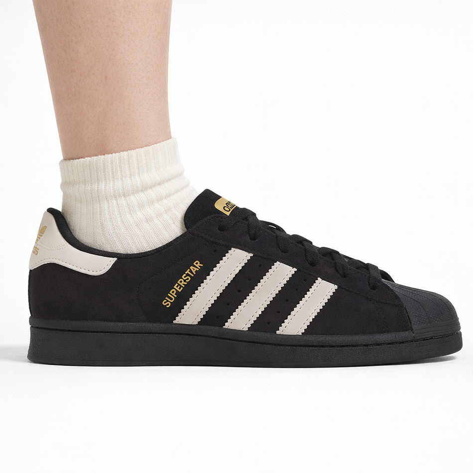Zapatillas Adidas Originals Superstar negras para mujer, IE6525
