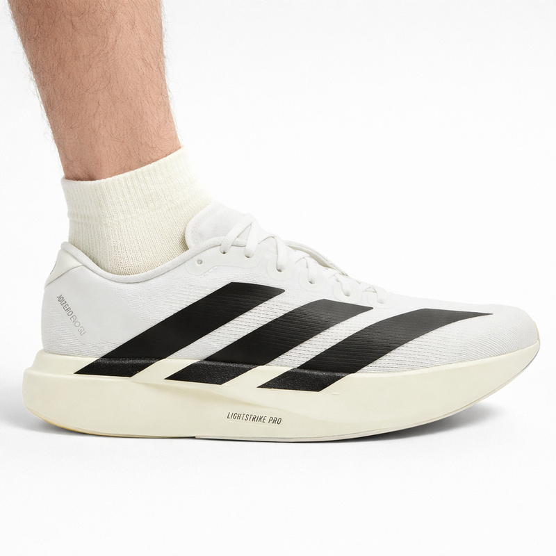 Zapatillas Adidas Adizero EVO SL blancas para hombre, JH6206