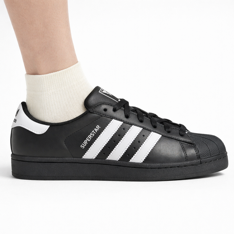 Zapatillas Adidas Originals Superstar II negras para mujer, JH7033