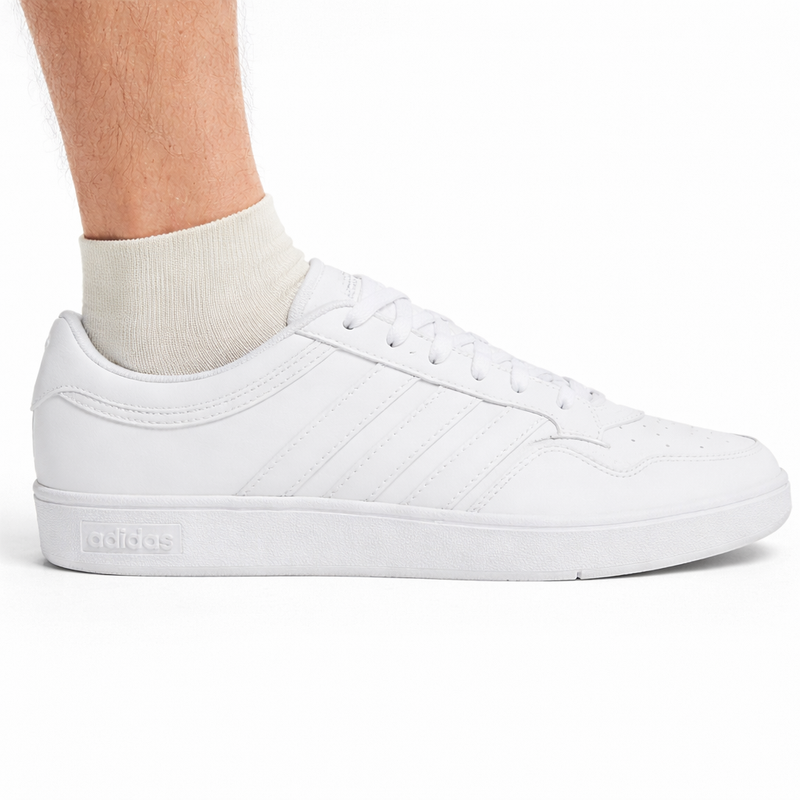 Adidas Men's White Hoops 4.0 Sneakers, JH6141