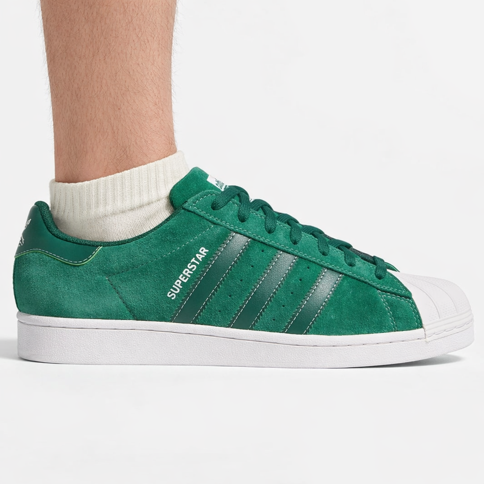 Zapatillas Adidas Superstar ADV verdes para hombre, JQ1103 (sin caja)