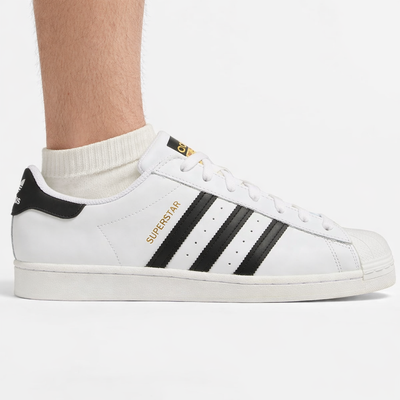 Zapatillas Adidas Originals Superstar blancas y negras para hombre, EG4958 (sin caja)