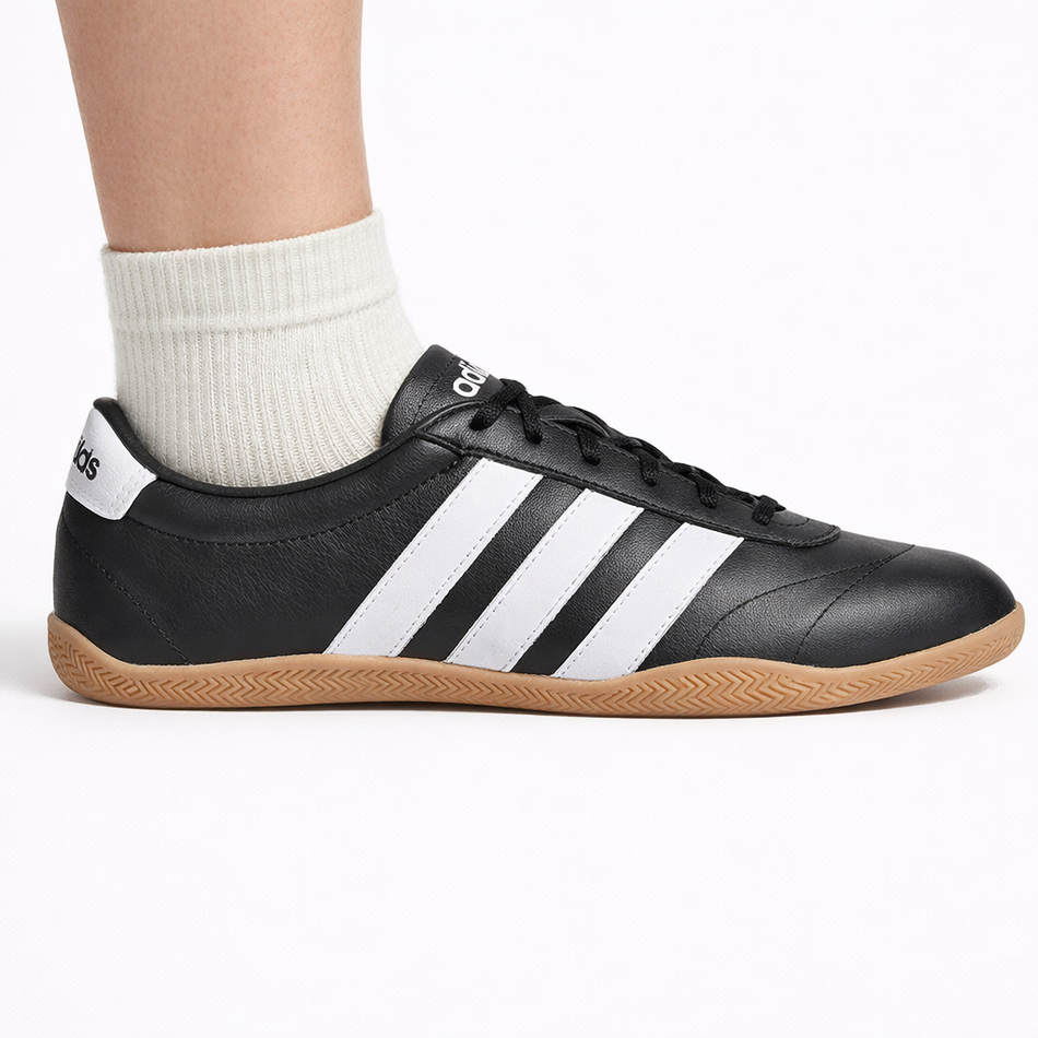 Adidas Women's Black Grand Court Lo Sneakers, JQ9684