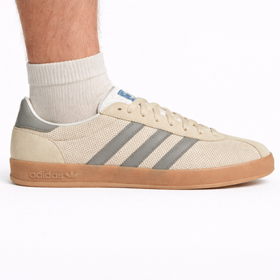 Adidas Originals Men's Beige Gazelle Indoor Pro Sneakers, JS0667
