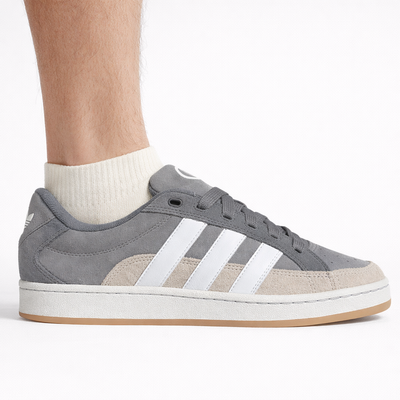 Zapatillas Adidas Originals Campus grises de los años 2000 para hombre, JR2463