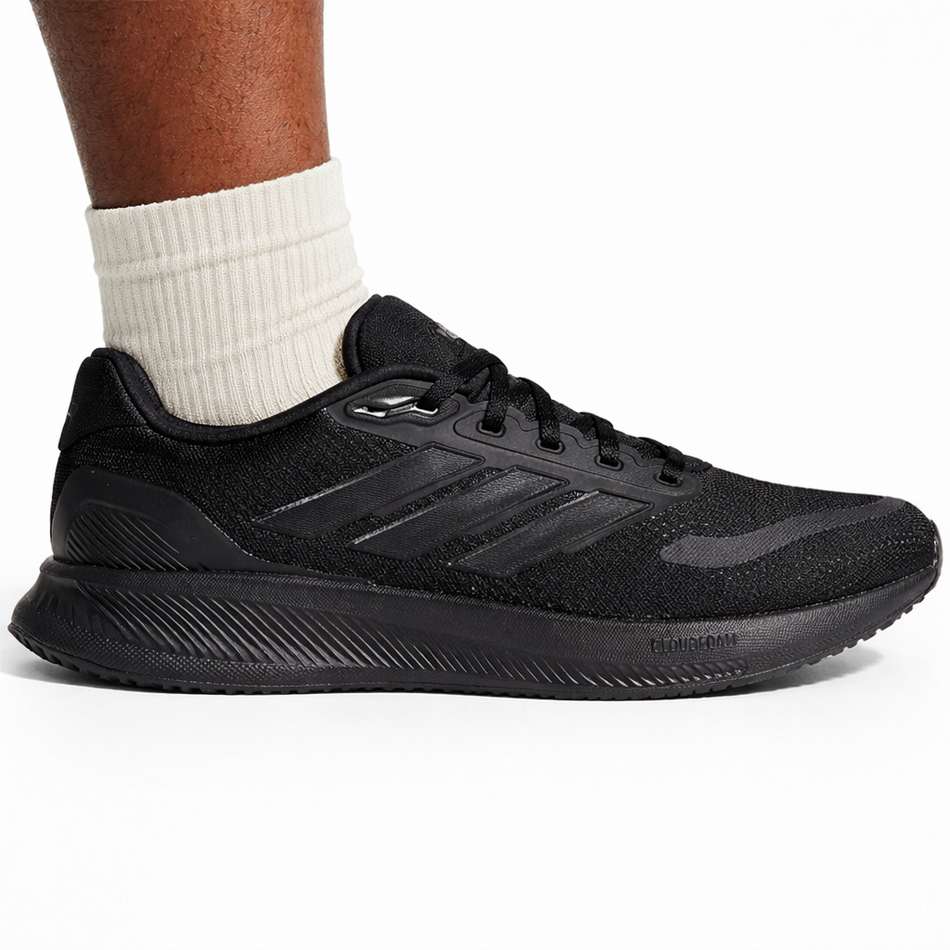 Zapatillas Adidas Runfalcon 5 para hombre, triple negro, IE8812