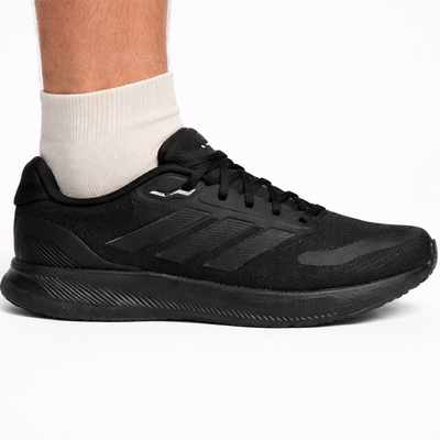 Adidas Men's Black Runfalcon 5 Wide Sneakers, JH5184 (No Box)