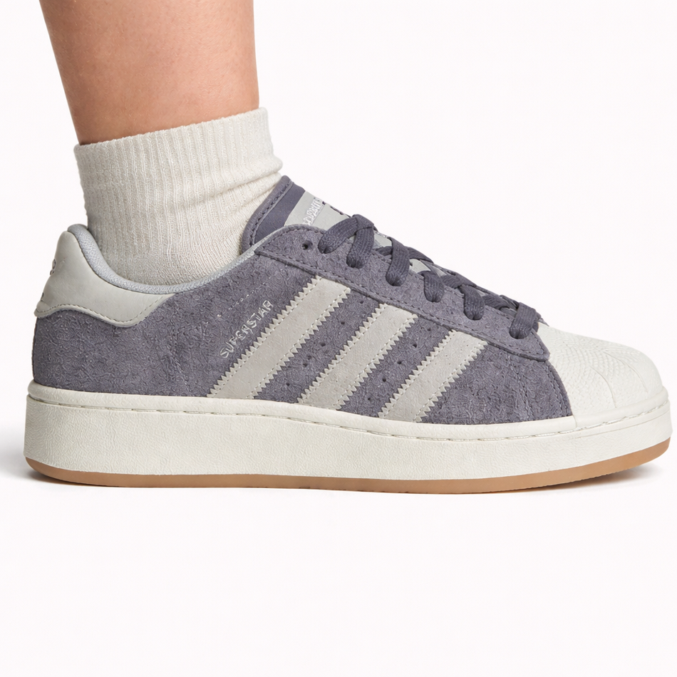 Zapatillas Adidas Original Superstar XLG grises para mujer, IG2125 (sin caja)