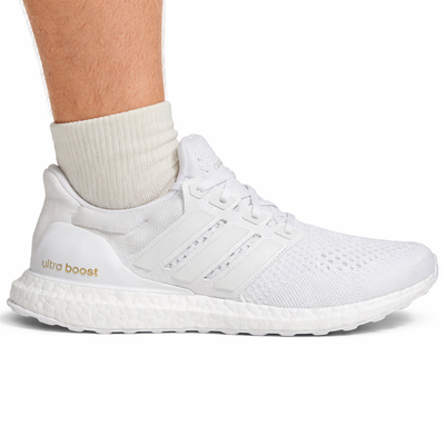 Adidas Men's Ultraboost 1.0 Triple White Sneakers, JR6882