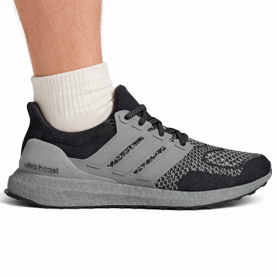 Adidas Men's Ultraboost 1.0 Running Sneakers, Silver Metallic/Black, JQ5902