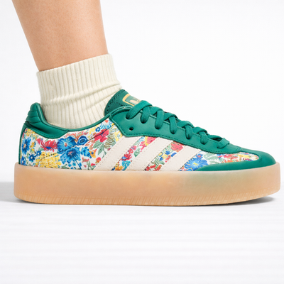 Adidas Originals Women's Green Liberty London x Sambae Shoes, JH7289 (No Box)