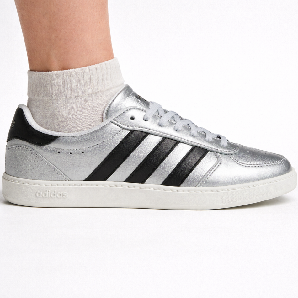 Zapatillas Adidas Originals Breaknet Sleek para mujer, color plata/negro, JQ8263 (sin caja)
