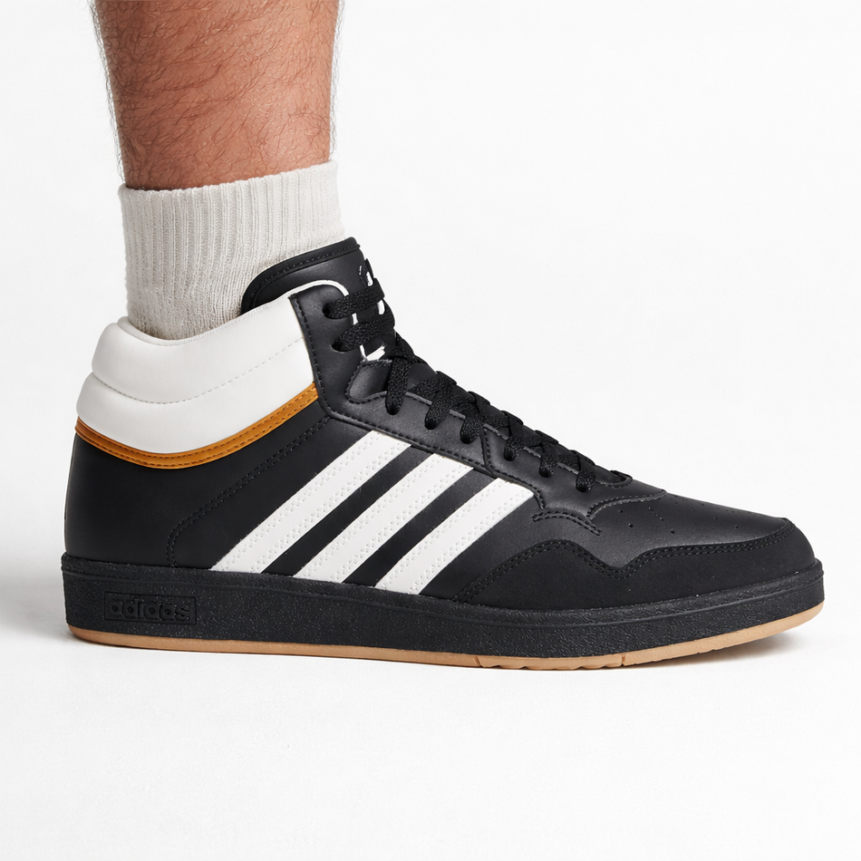 Zapatillas altas Adidas Hoops 4.0 negras para hombre, JQ5357 (sin caja)