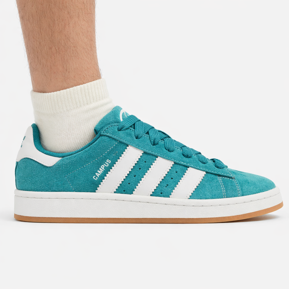 Zapatillas Adidas Originals Campus para hombre, color verde azulado, años 2000, ID1437 (sin caja)
