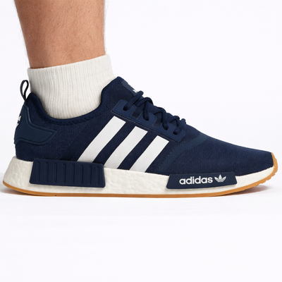 Adidas Originals Men's Blue NMD_R1 'Night Indigo Gum' Sneakers, IE2280 (No Box)