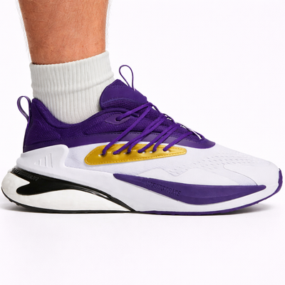 Adidas Men's Purple/Gold AlphaBoost V2 Sneakers, IH6332 (No Box)