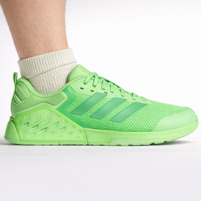 Adidas Men's Green Dropset 3 'Lime Burst' Sneakers, JR1666 (No Box)