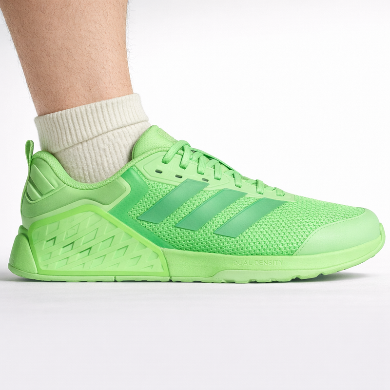 Adidas Men's Green Dropset 3 'Lime Burst' Sneakers, JR1666 (No Box)