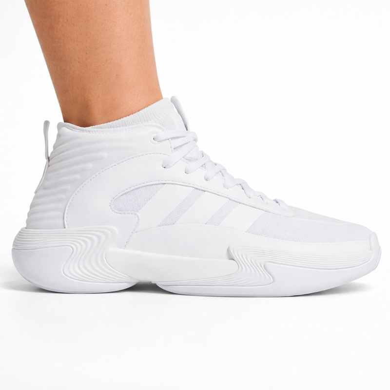 Adidas Women's White Exhibit Select Mid Sneakers, IG6627 (No Box)