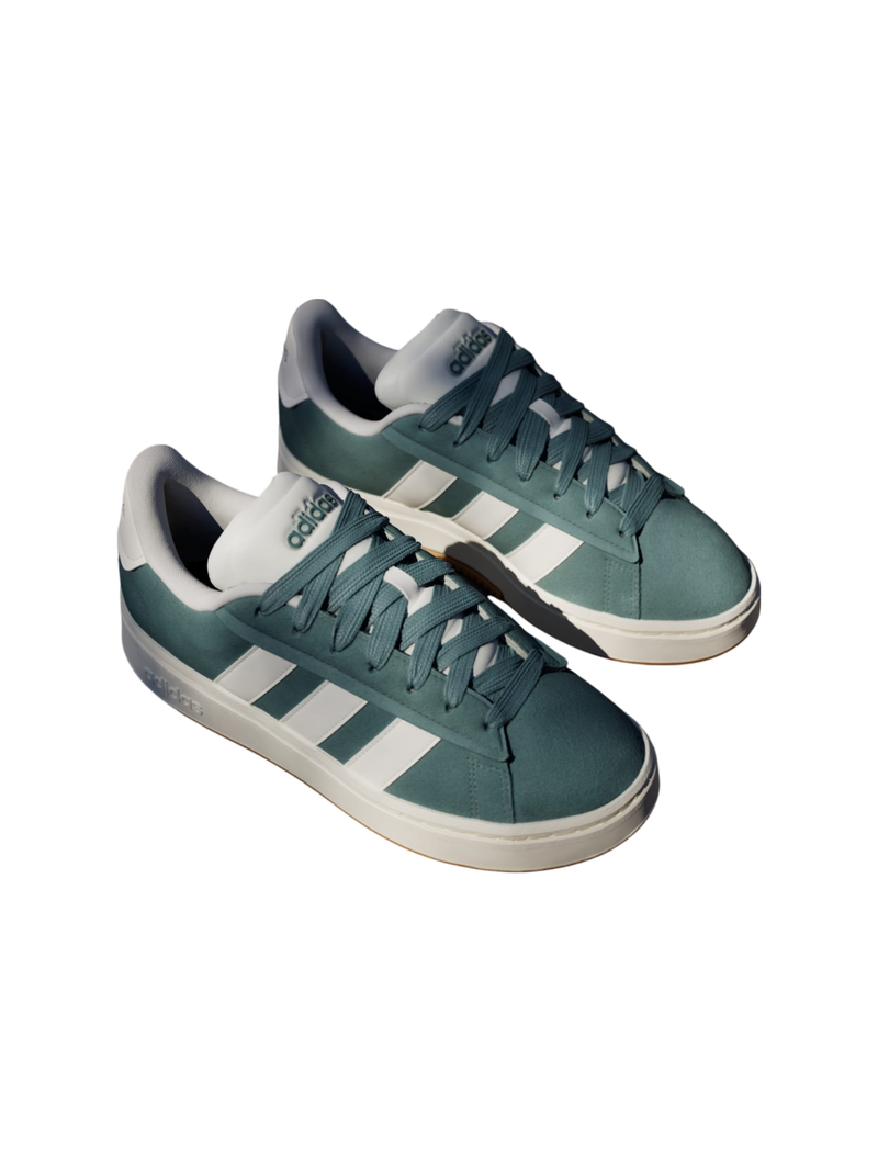 Zapatillas Adidas Grand Court Alpha para hombre en color verde azulado, JQ3007