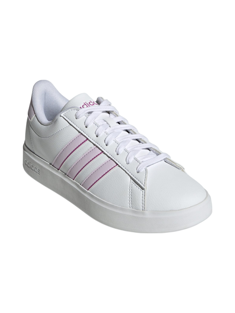 Zapatillas Adidas Grand Court 2.0 para mujer, color blanco/lavanda, IG9242
