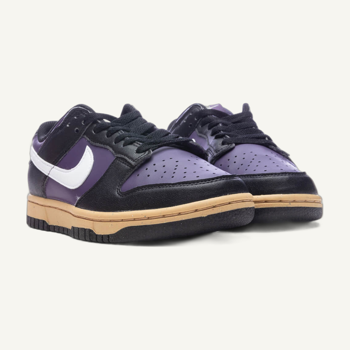 Nike Women's Dark Raisin/White Dunk Low Next Nature Sneakers, DD1873 500
