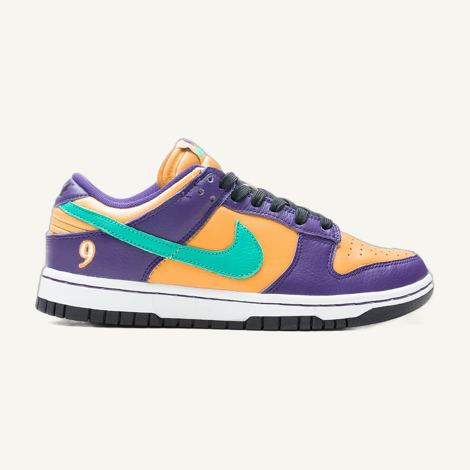 Nike Women's Court Purple/Clear Emerald Dunk Low LX 'Lisa Leslie' Sneakers, DO9581 500