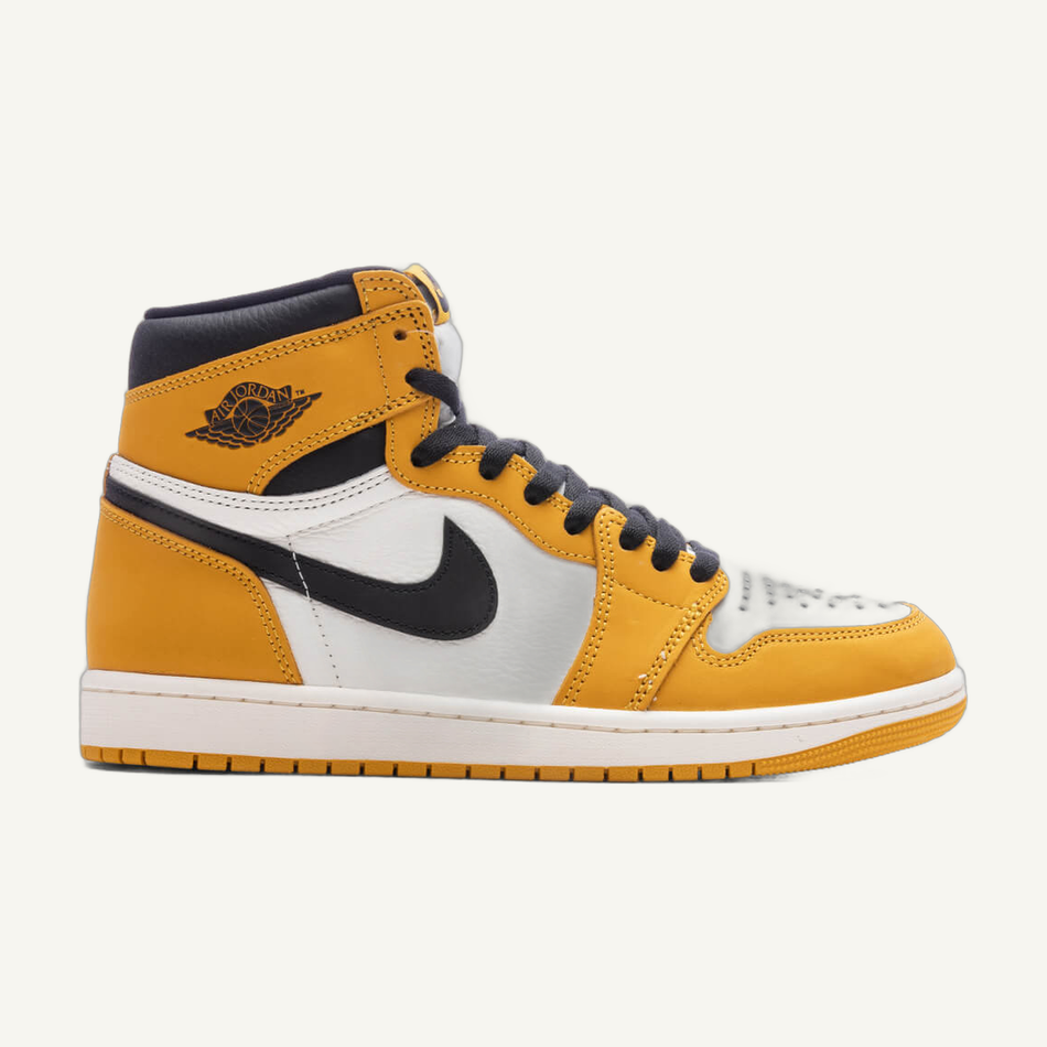 Jordan Men's Yellow Ochre Air Jordan 1 Retro High OG Sneakers, DZ5485 701