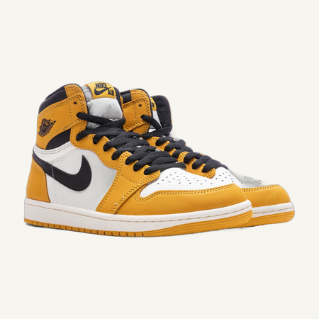 Jordan Men's Yellow Ochre Air Jordan 1 Retro High OG Sneakers, DZ5485 701