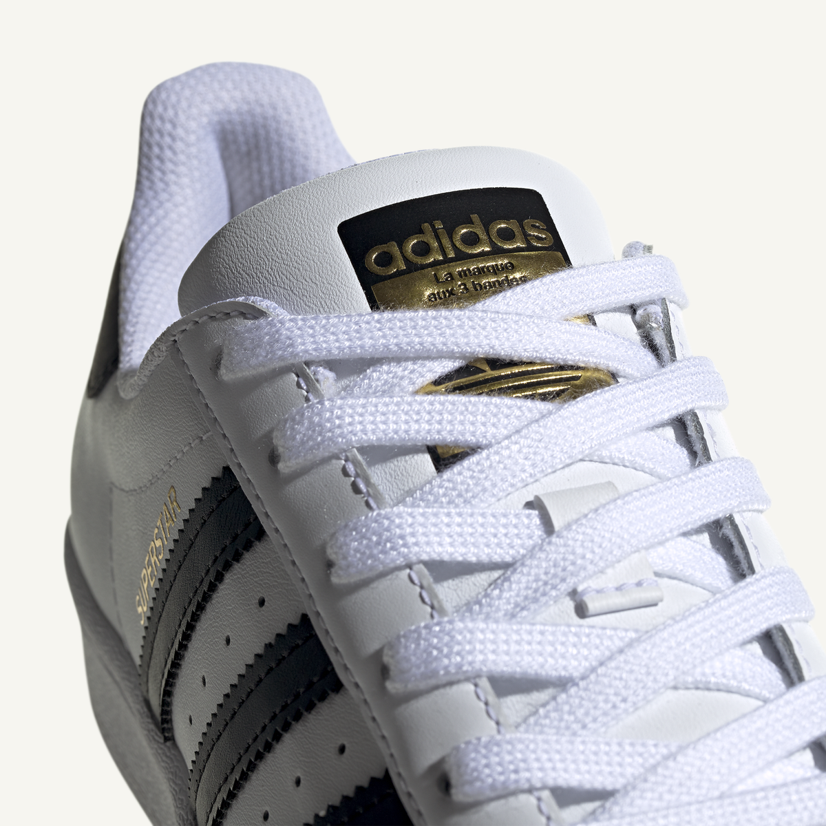 Adidas Originals Kids White/Black Superstar Sneakers, FU7712