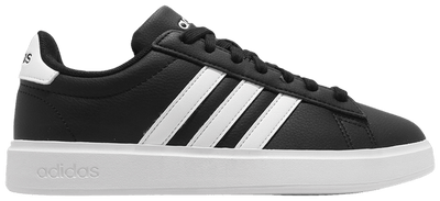 Grand Court 2.0 Shoes, Casual Black Low-Top Superstar Style Sneakers For Men, Everyday Minimal Sneakers For Work And School, GW9196